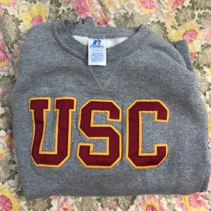 Gray USC sweater